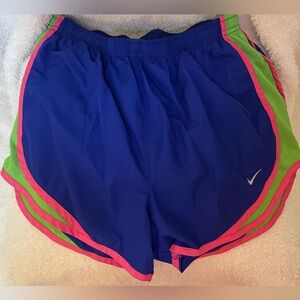Women’s Blue Pink Nike Shorts Athletic Wear Size Small